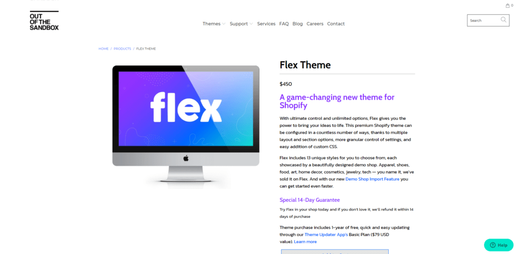Flex'S Landing Page