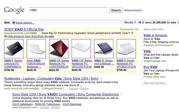 Google Shopping Adwords Product Extensions