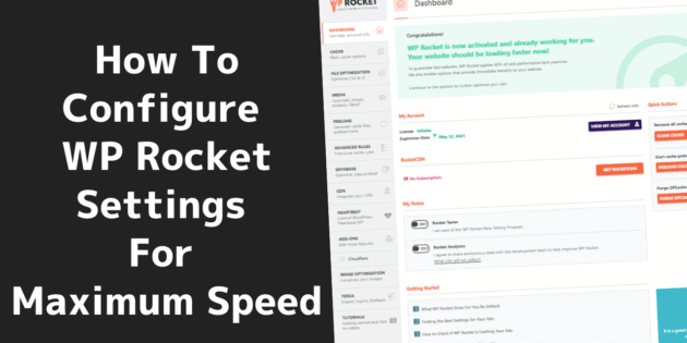 How To Configure Wp Rocket Settings For Maximum Speed 9 2022