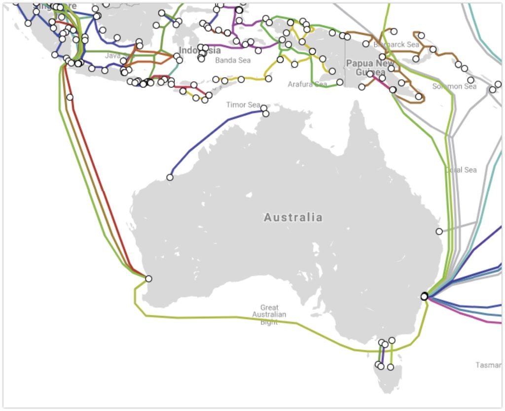 Subsea Internet Cables in Australia